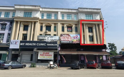 Temerloh 3-Storey Corner Shop Lot (5) for Rent