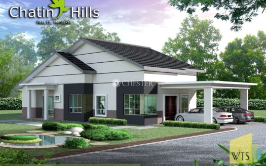 Mentakab (Chatin Hills) Rumah Banglo 1 tingkat untuk dijual